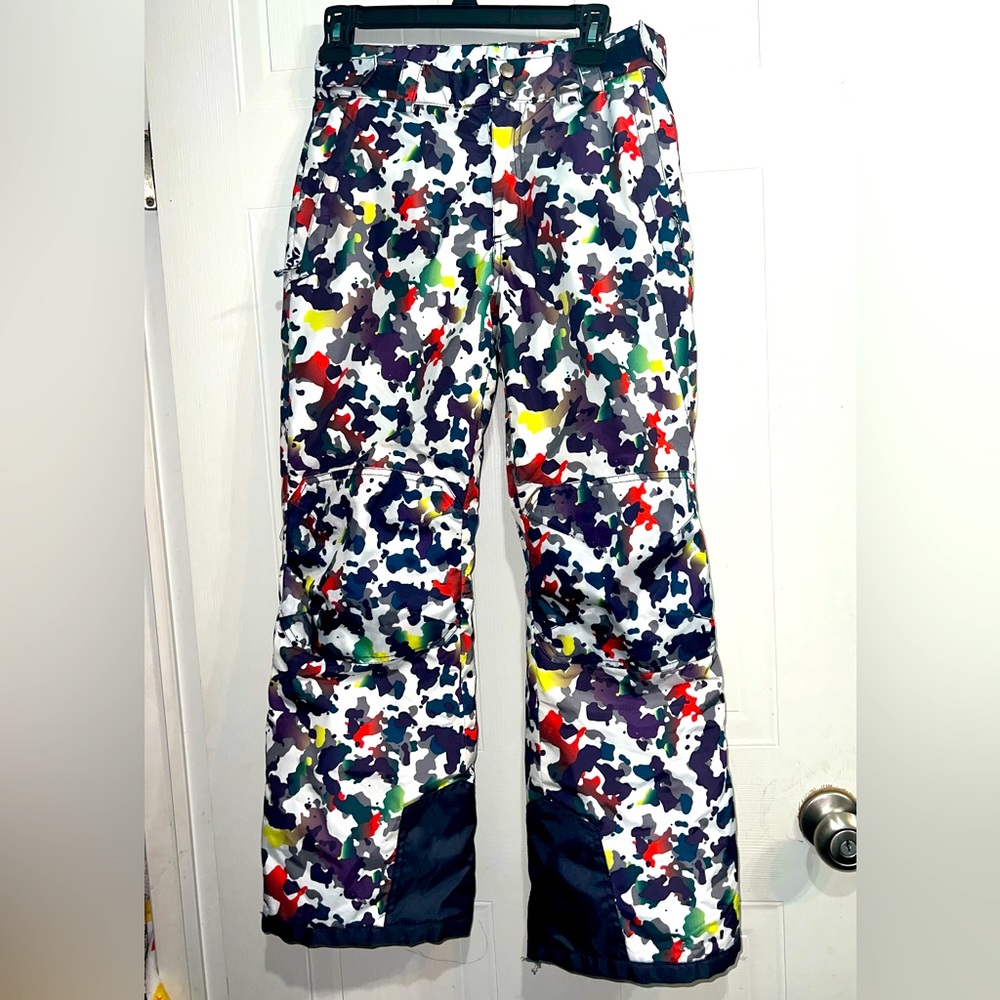 TSLA Youth Snow Pants Multicolor